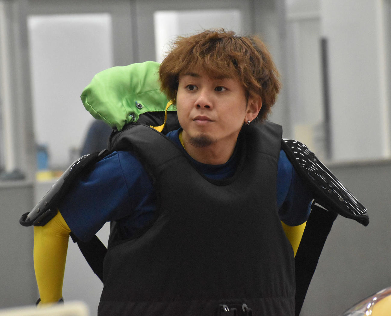 村上遼が無念のフライングを切った（23年5月6日撮影）
