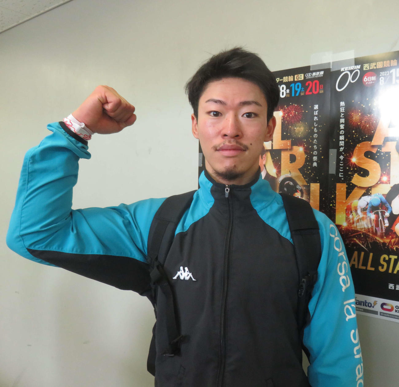 特昇初戦を圧勝した大川剛（撮影・栗田文人）