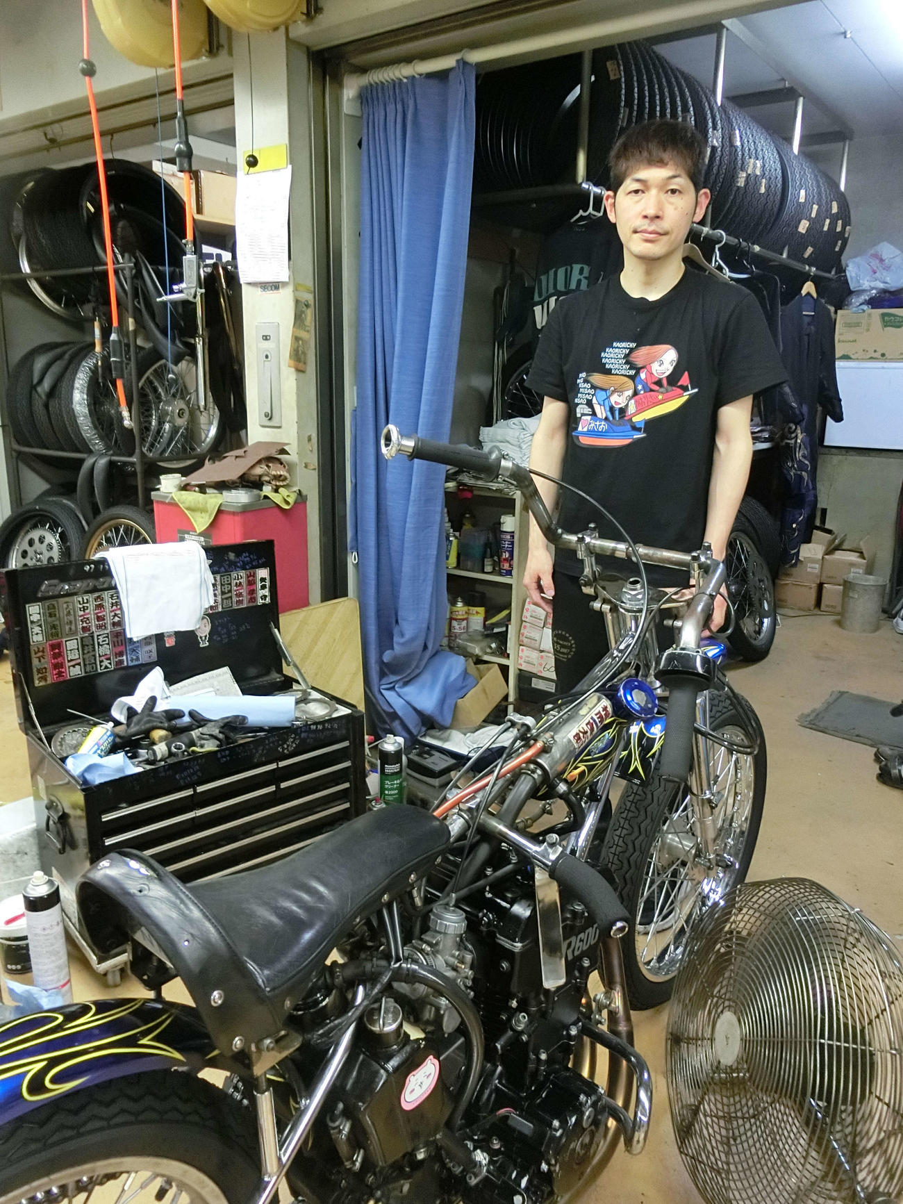 山田達也は大整備に着手して動きを良化させた（撮影・海老原実）