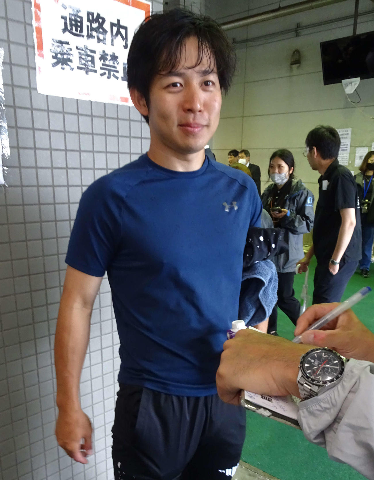 団体追い抜きを制してG1出場権を得た堀内俊介
