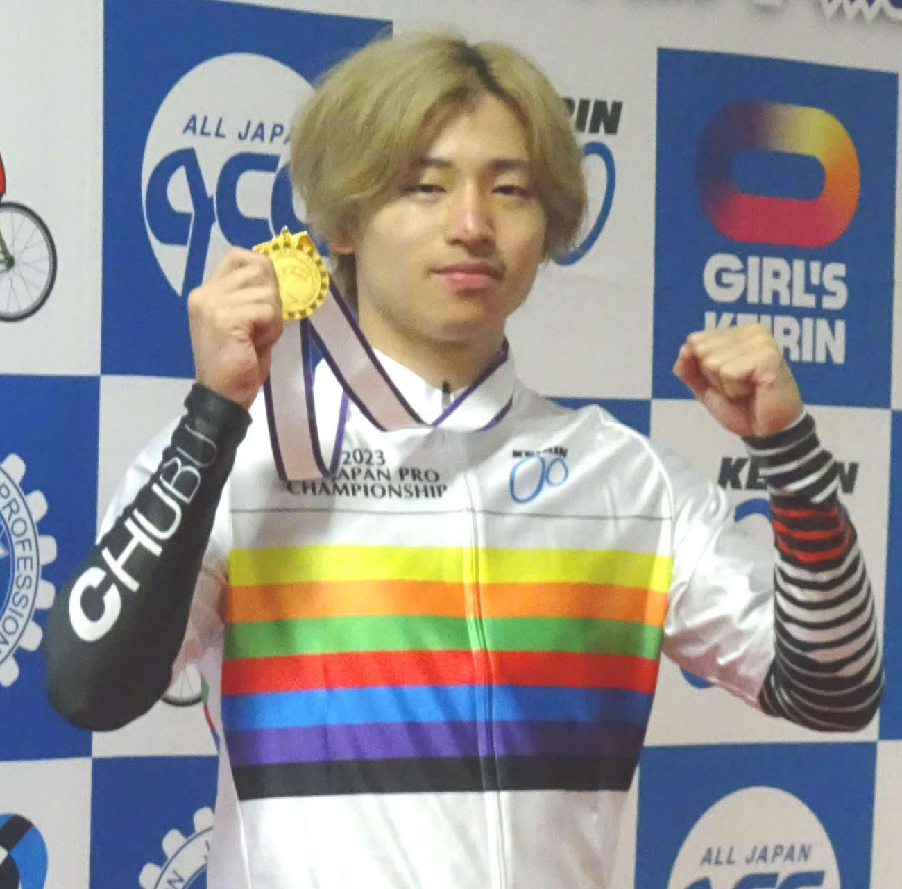 ケイリンで優勝した山口拳矢