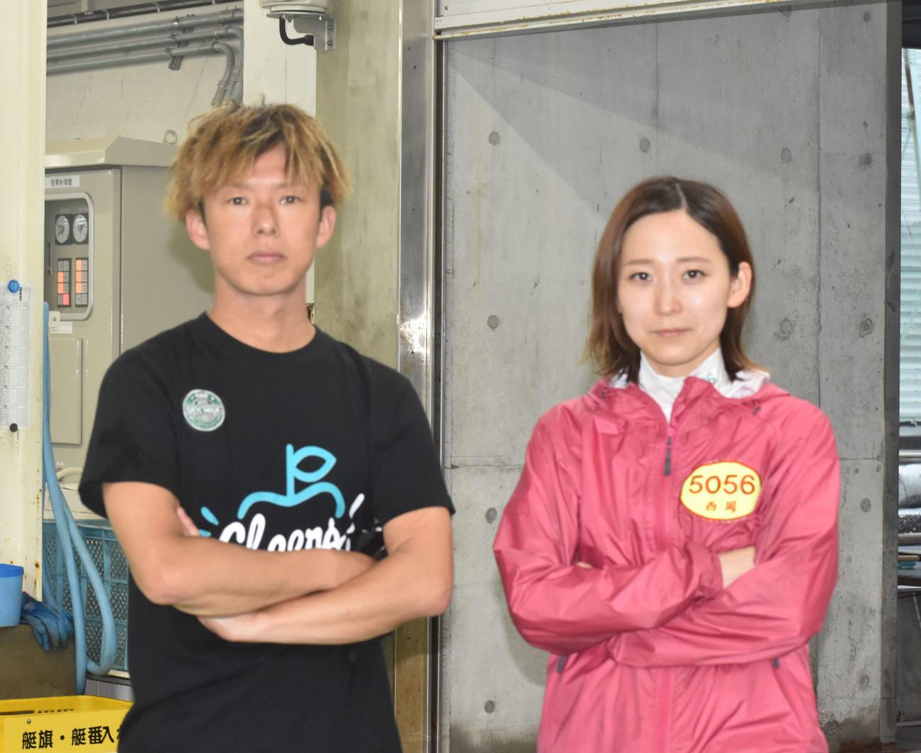 地元勢W優勝を狙う西野雄貴（右）と西岡成美（左）