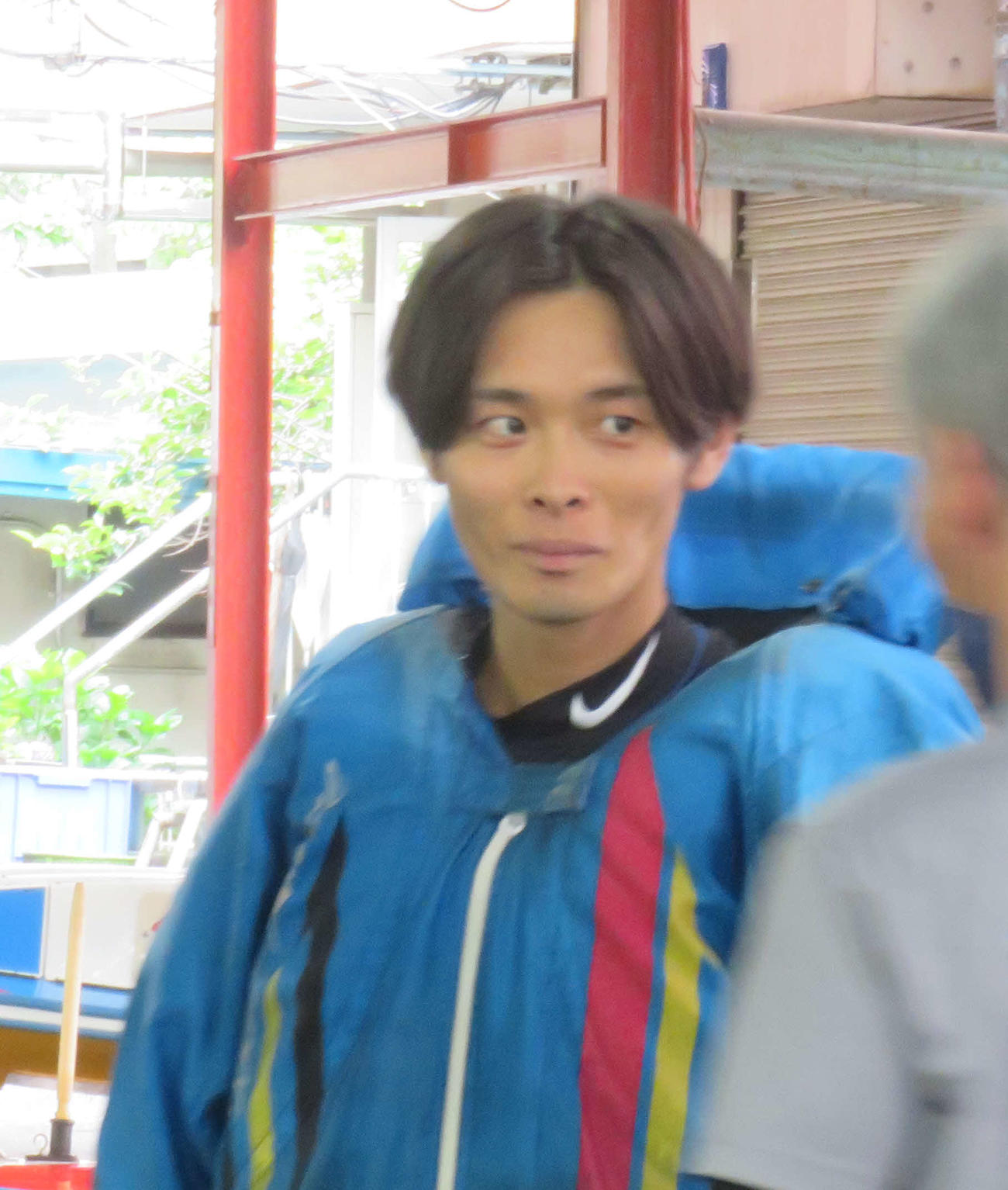 巻き返しに成功した黒井達矢は、少しお茶目な表情