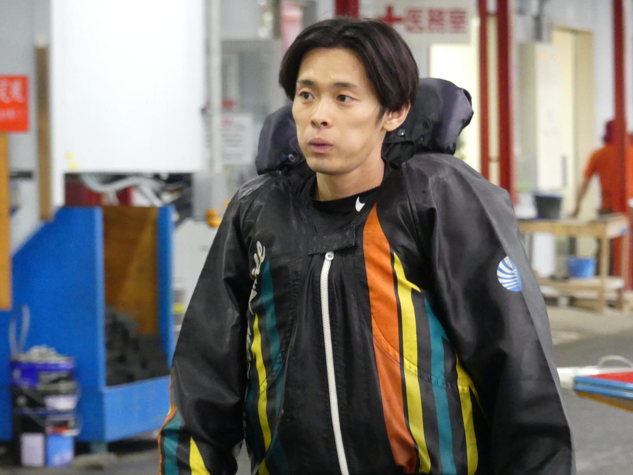 優出にこぎ着け、安堵（あんど）する準優11R2着の黒井達矢