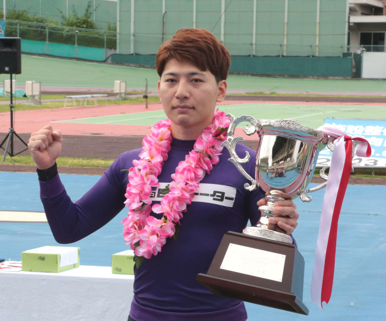 簗田一輝が待望のG3初優勝を決めた（撮影・山田敏明）
