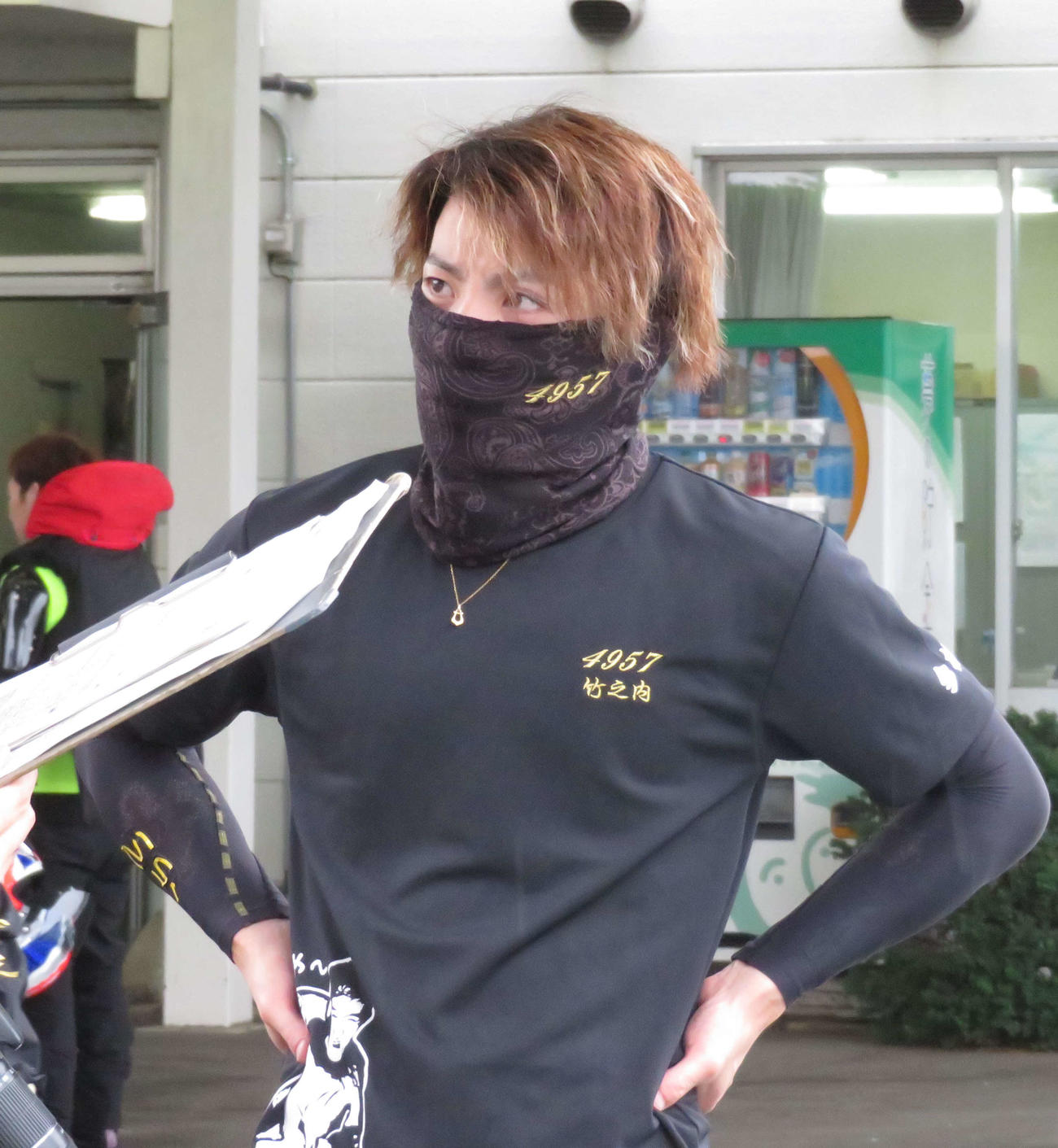 前回の優勝エンジンを引き当てた竹之内極