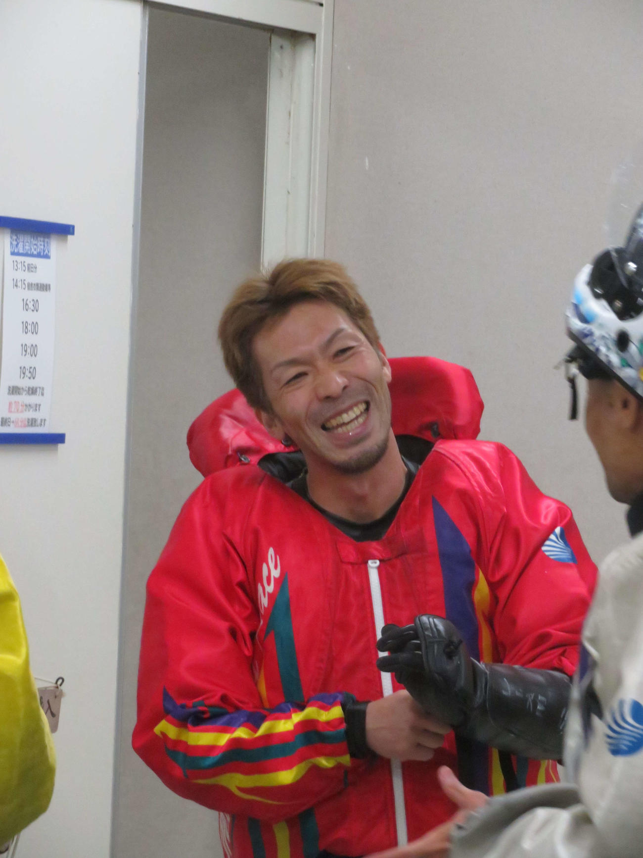 初日ただ1人の連勝を飾った浜野孝志