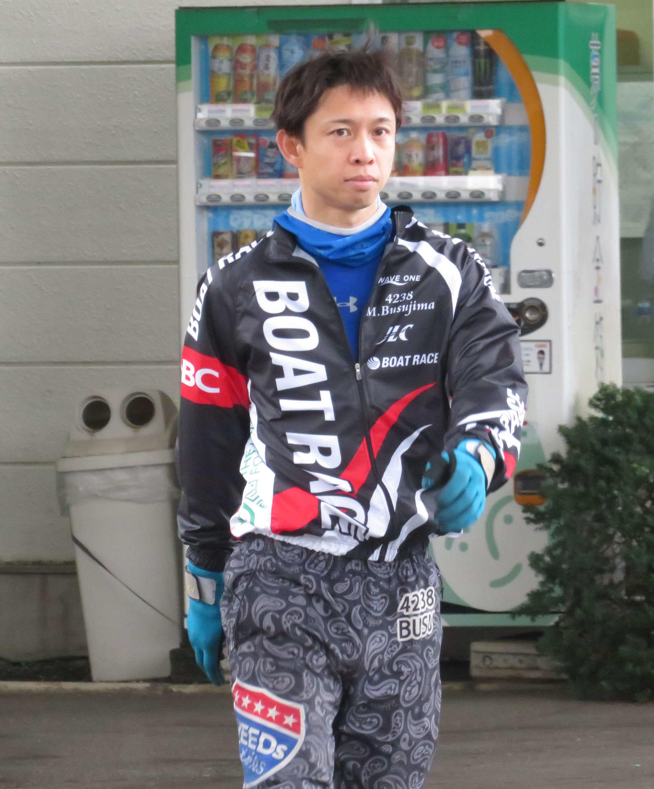 毒島誠が優勝戦1枠をゲット。逃げて人気に応えたい（撮影・古村亮）