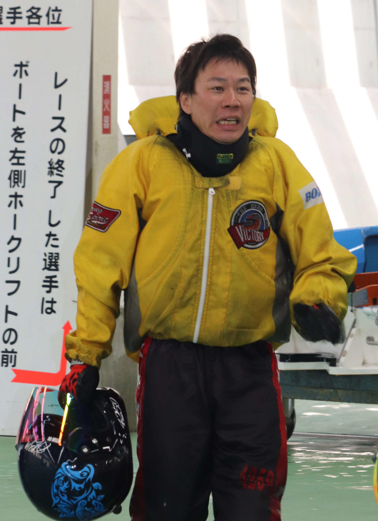連勝発進を決めた真庭明志