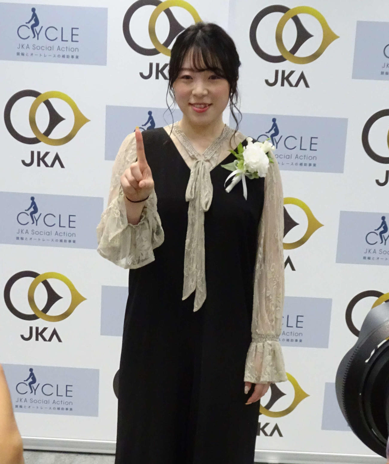 7年連続7回目のファン投票1位に輝いた児玉碧衣