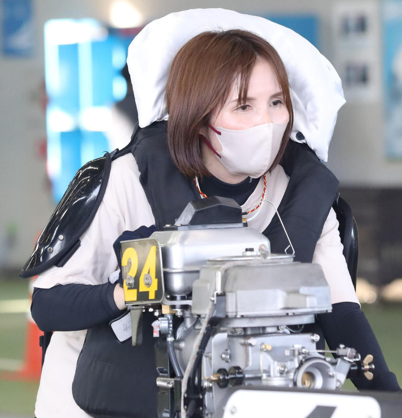 リズムアップに成功した堀之内紀代子（撮影・冨田成美）