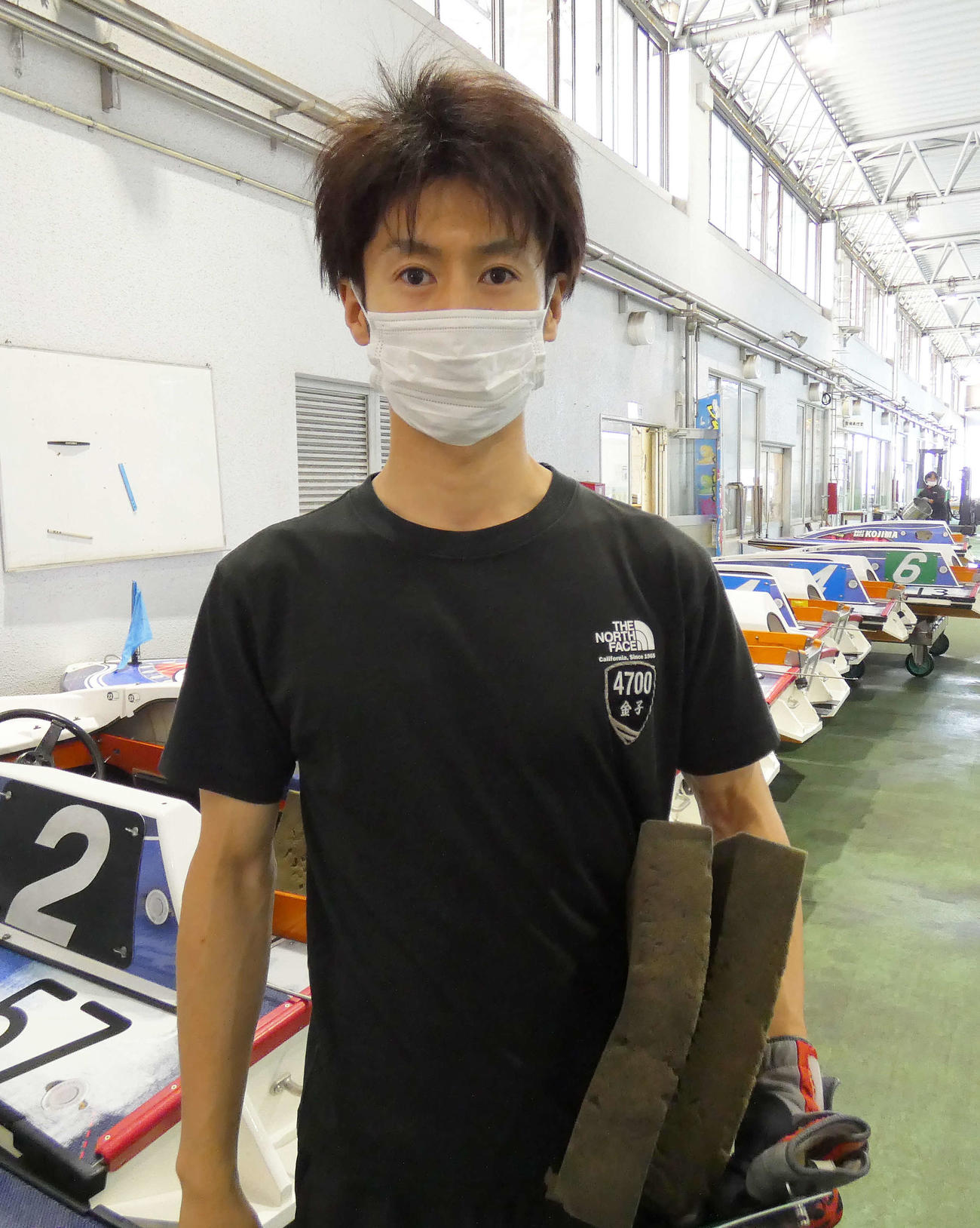 金子和之は初日連勝と絶好調だ（撮影・前原一樹）