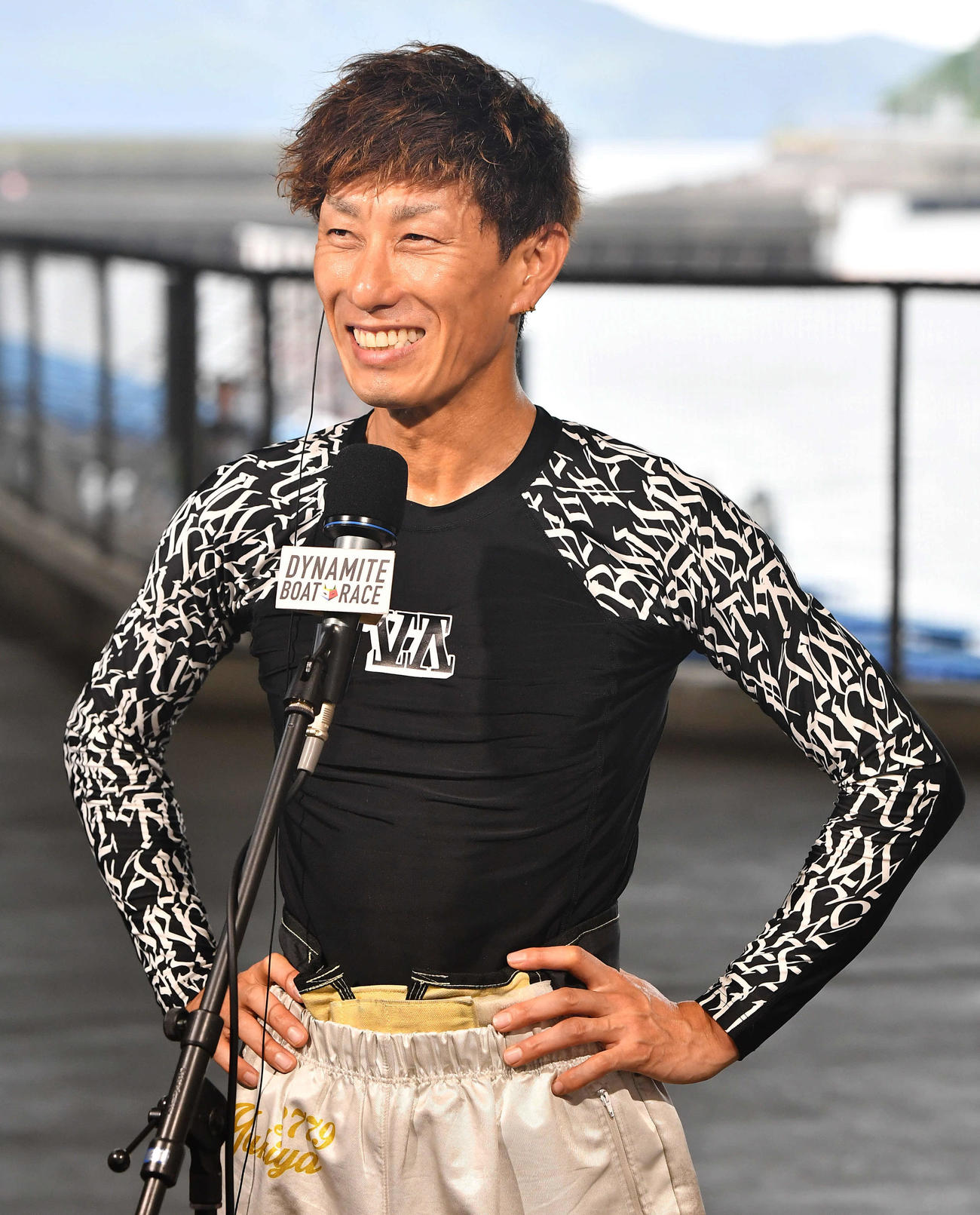 原田幸哉は10Rを逃げ切り、ようやく笑顔を見せた（撮影・岩下翔太）