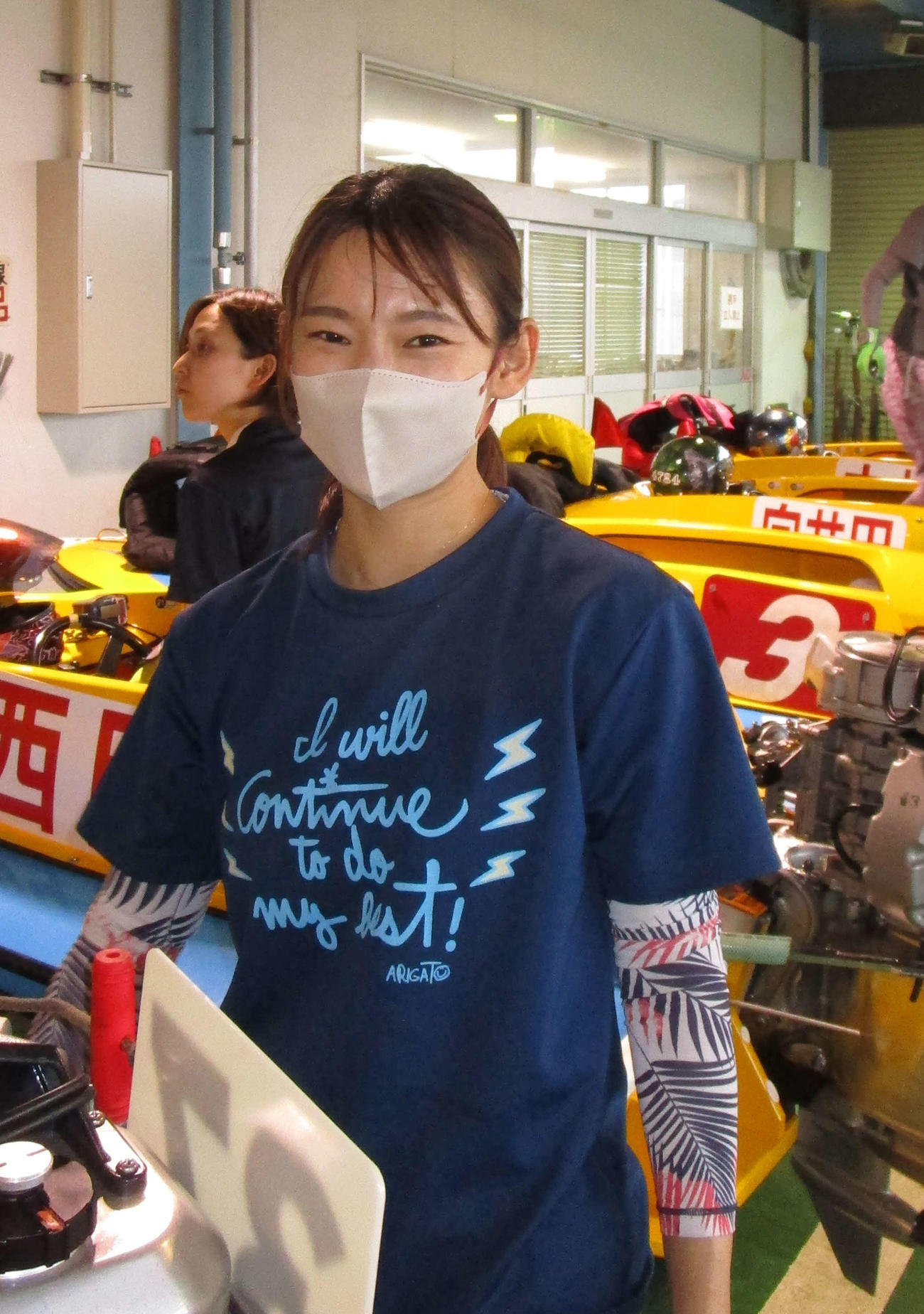 前検1番時計をマーク、好発進を狙う守屋美穂（撮影・安井雅彦）