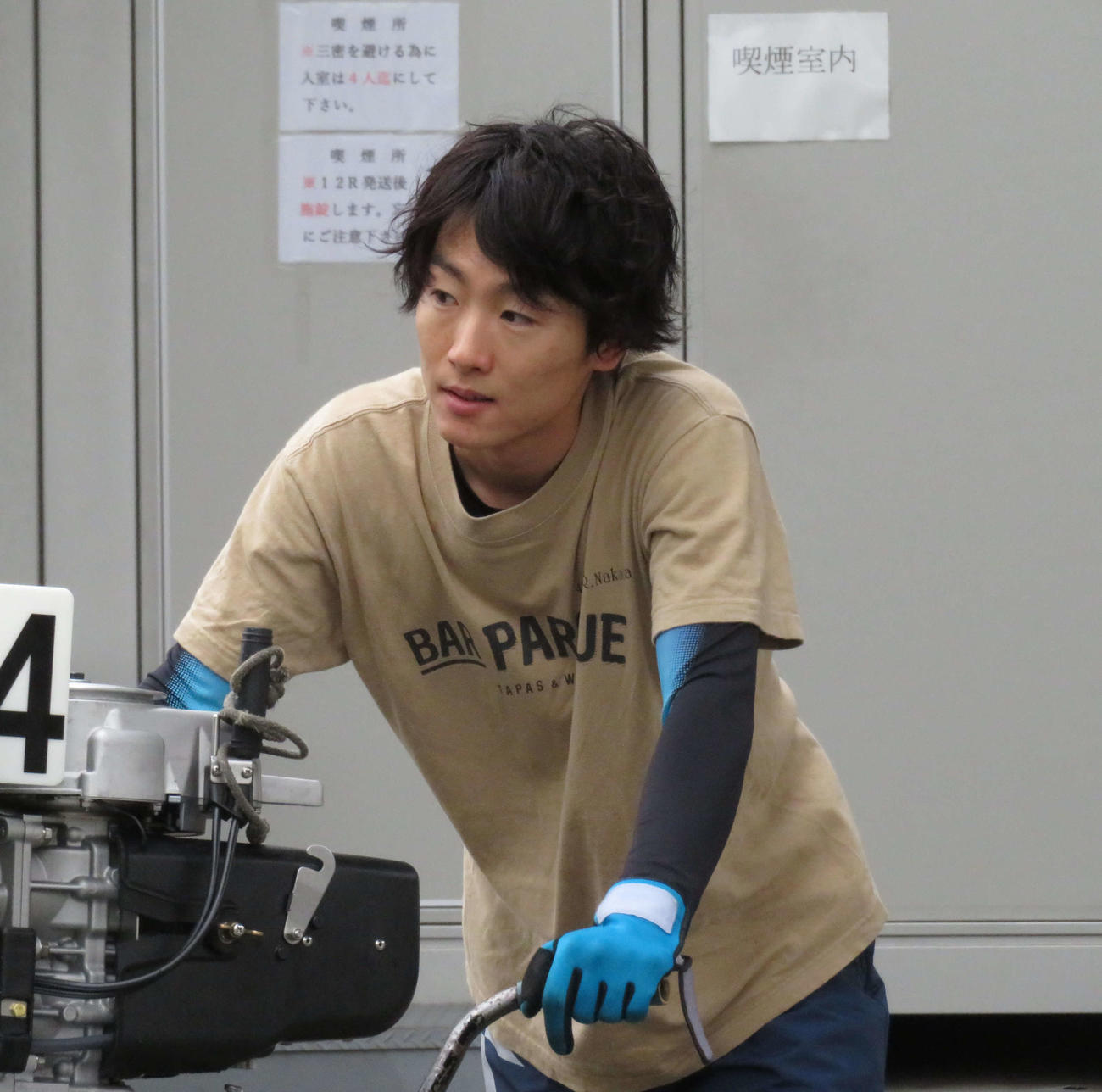中田竜太が初日12R多摩川選抜戦1枠で登場する（撮影・古村亮）