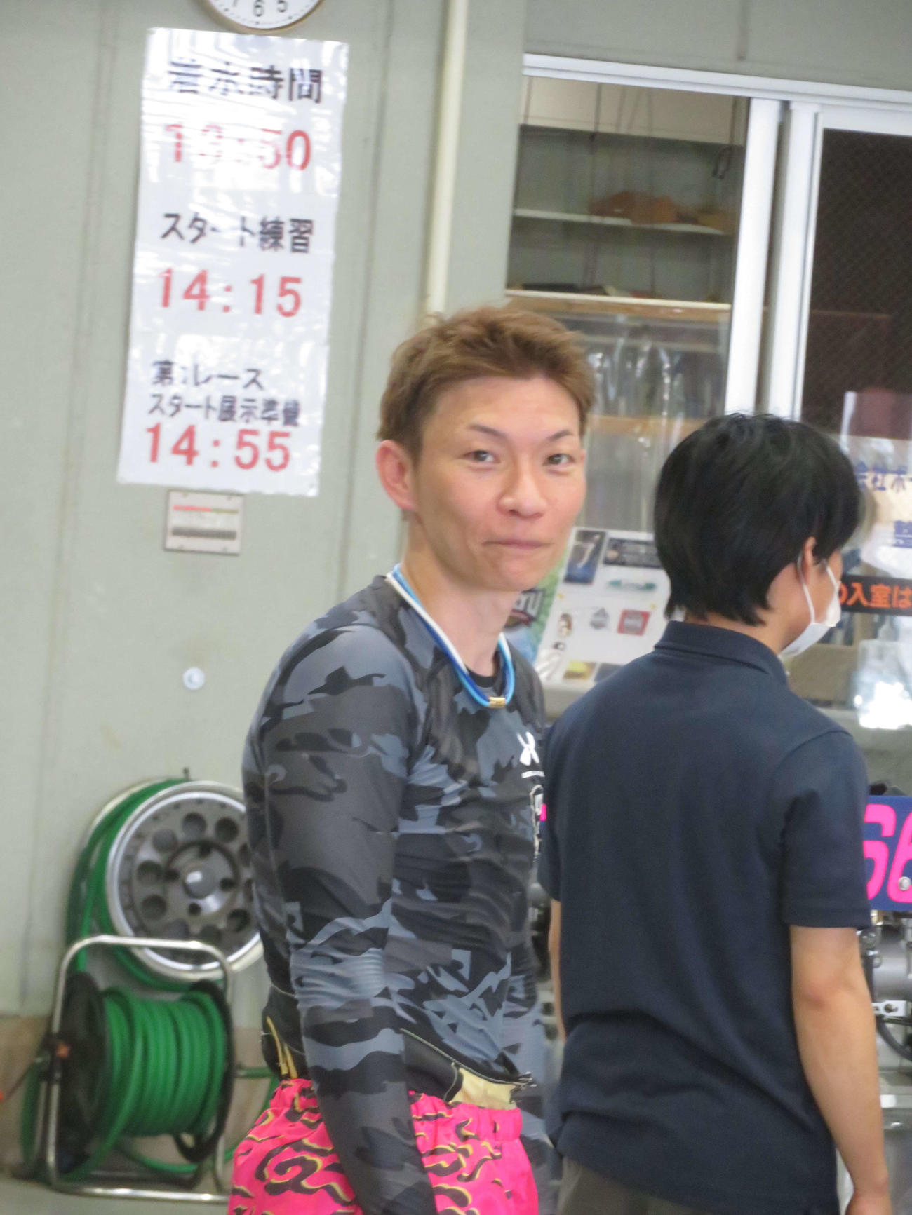 初日連勝発進を決めた亀山雅幸
