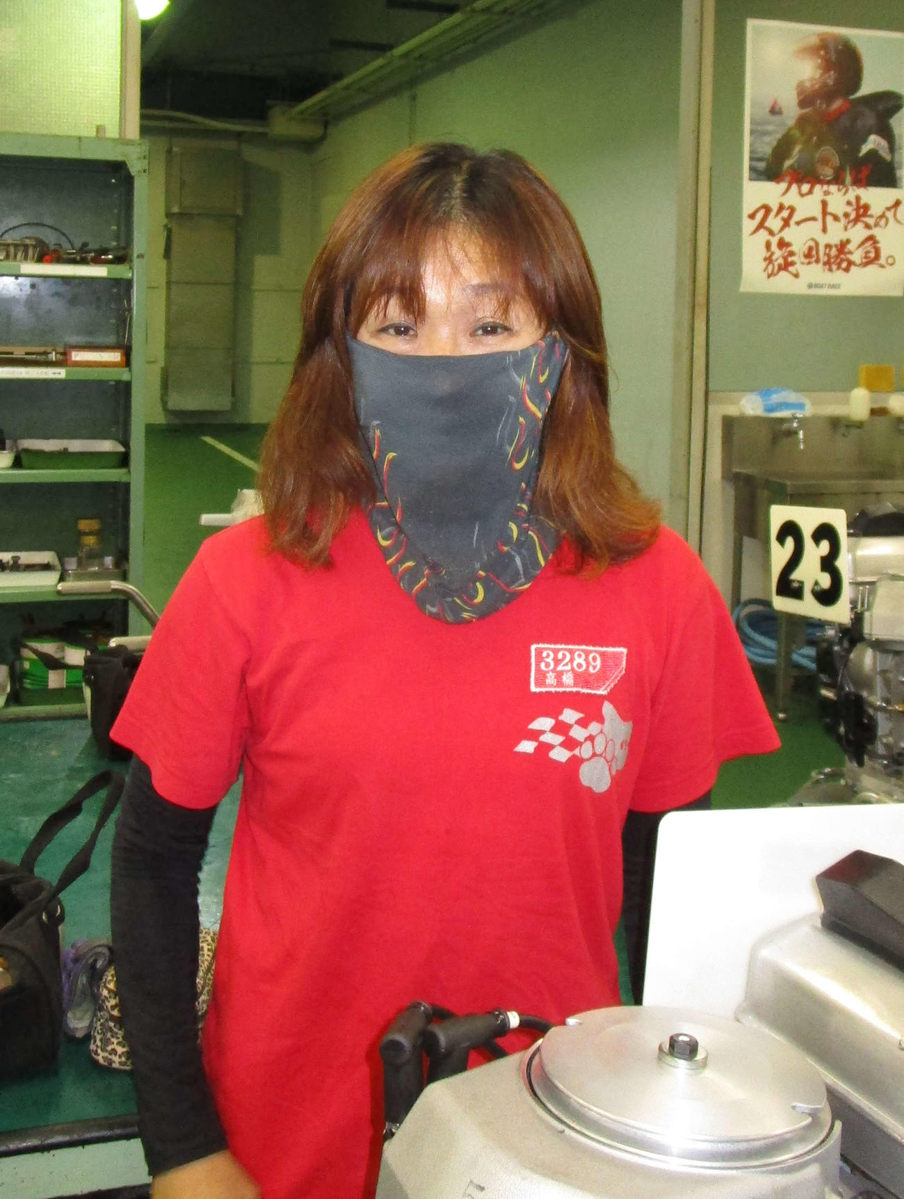 4日目6Rを5コースから差して勝ち、3連単19万円超えのビッグ配当を演出した高橋淳美（撮影・安井雅彦）