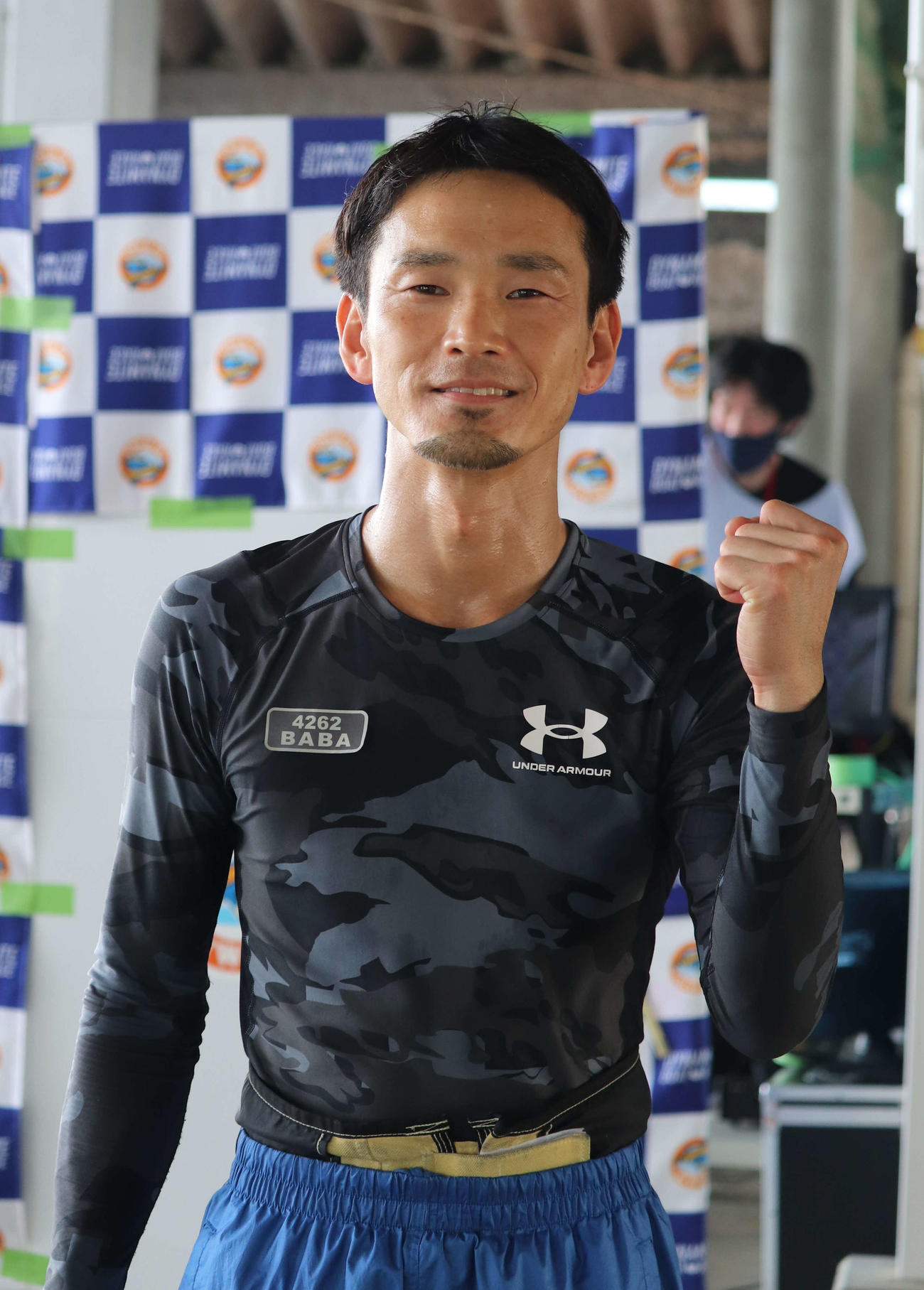 初日ドリームで人気に応えた馬場貴也（撮影・神田成史）