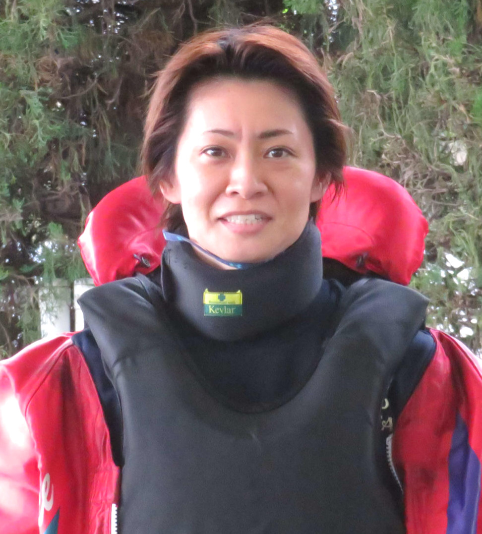 混合戦の初優出を喜ぶ平田さやか