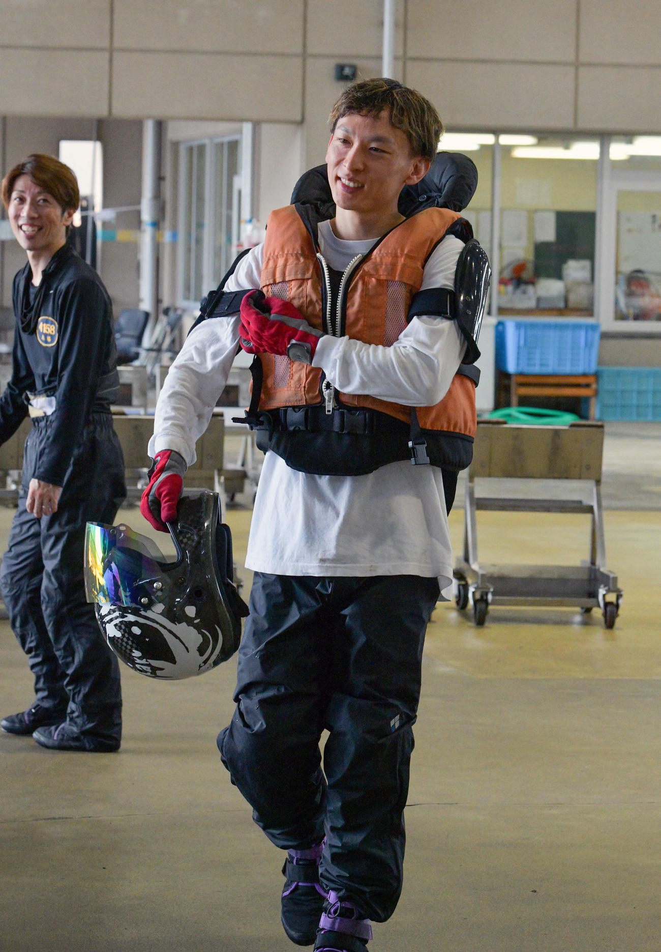 パワー機を手にした本多宏和