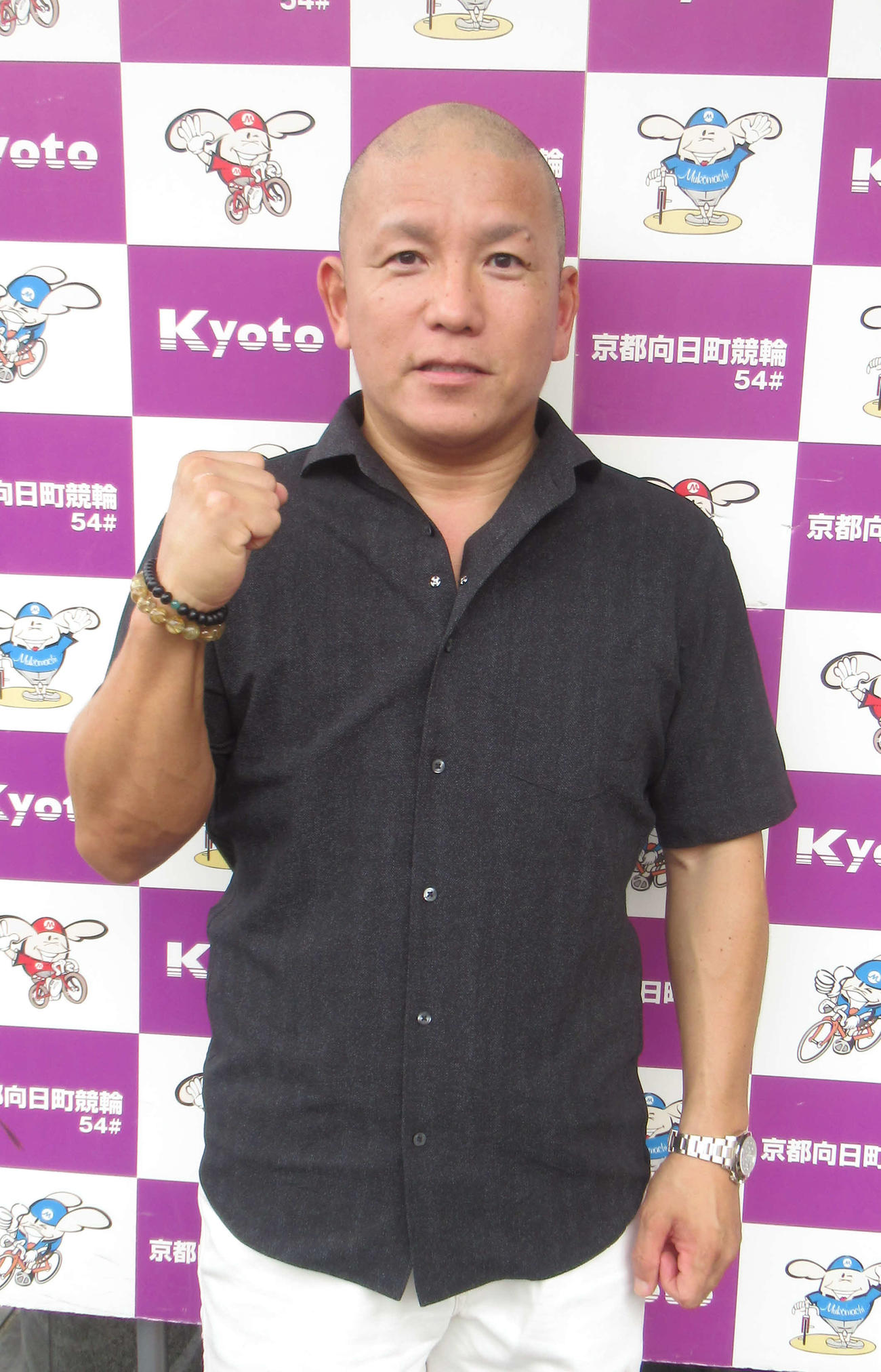 西田雅志が三谷竜生－村上博幸に続いて独占ゴールを目指す（撮影・山田敏明）
