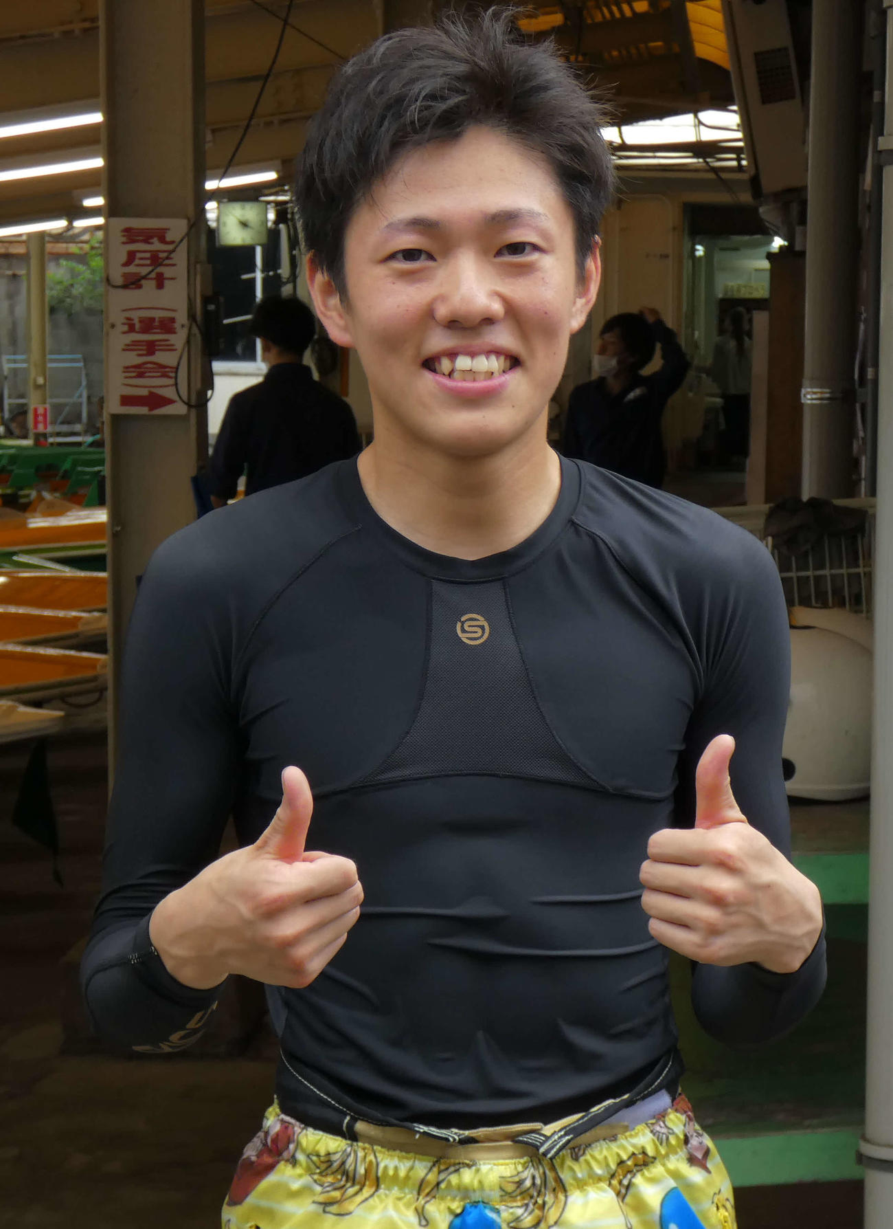 西岡顕心が初優出し、12R優勝戦3枠をゲット！このまま初優勝も狙う（撮影・前原一樹）