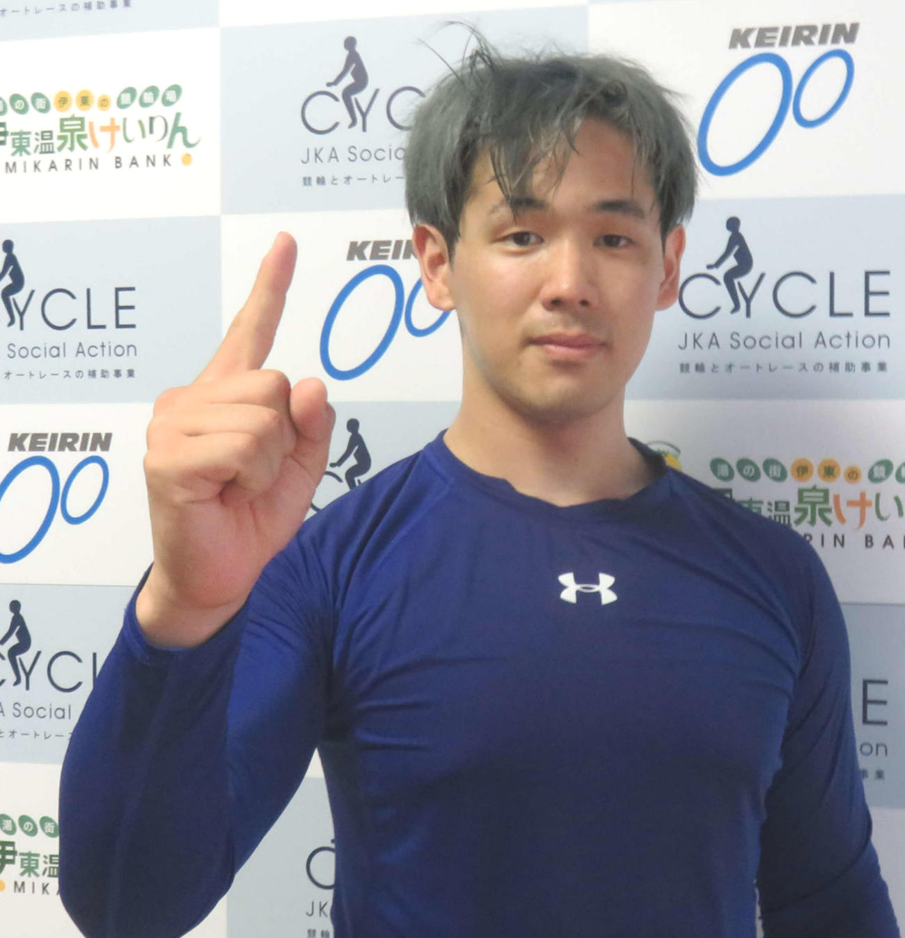 地元でデビュー初勝利を挙げた松本京太（撮影・栗田文人）