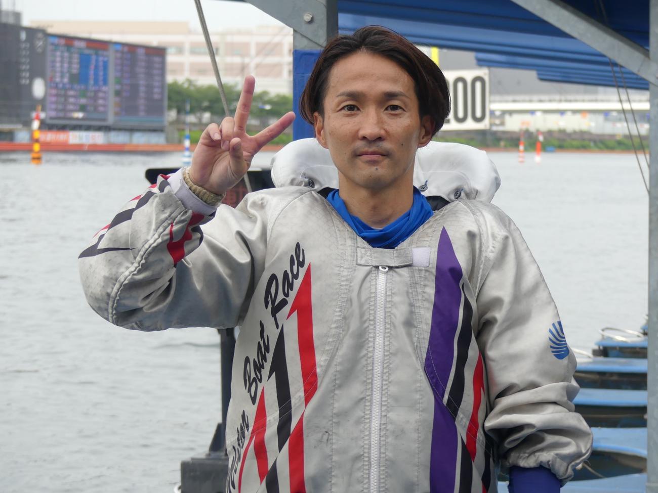 逃げて今年2度目の優勝を飾った梶野学志