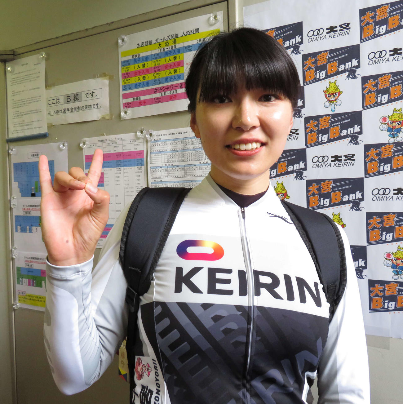 今年3回目のVを狙う地元野本怜菜（撮影・栗田文人）