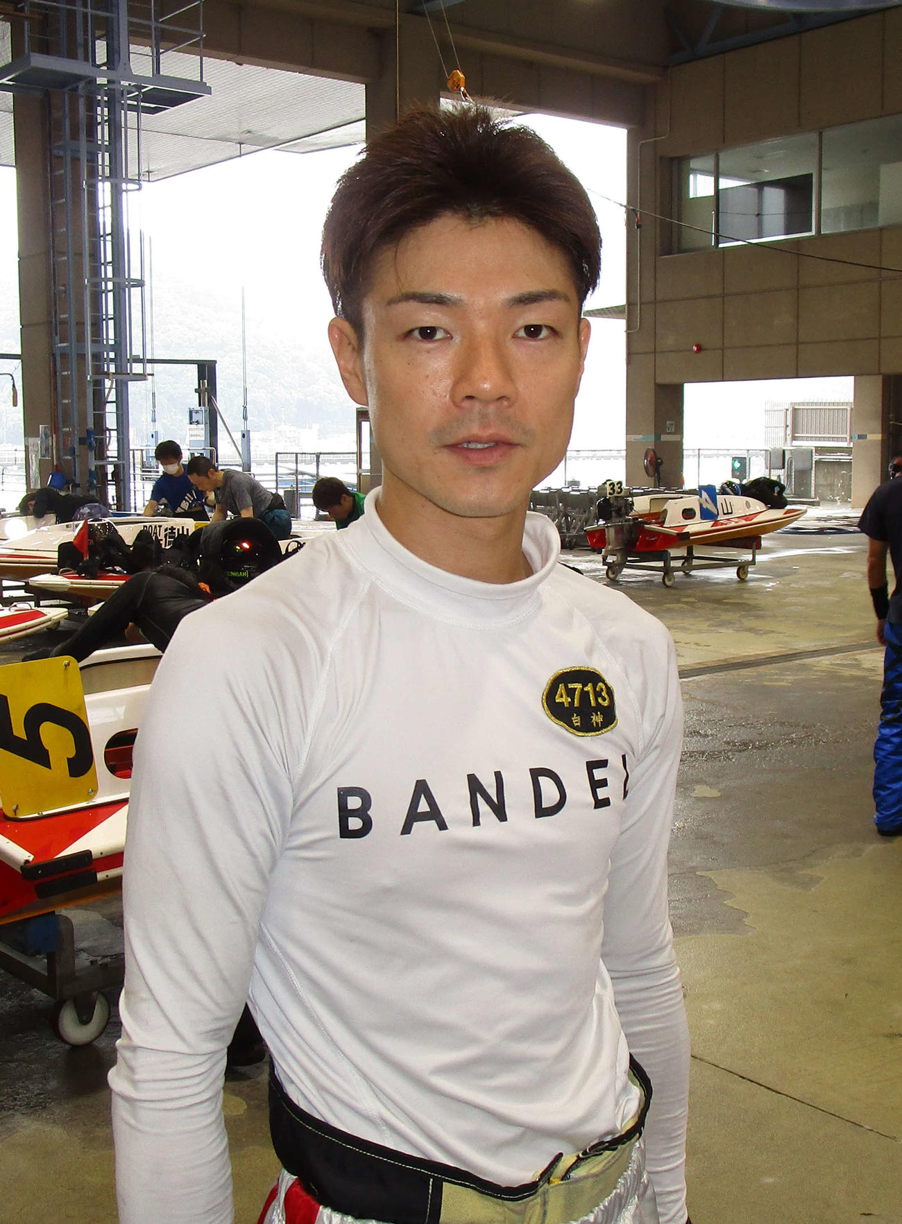 近況好調の白神優は初日7Rを4カドからまくって2着とした（撮影・安井雅彦）