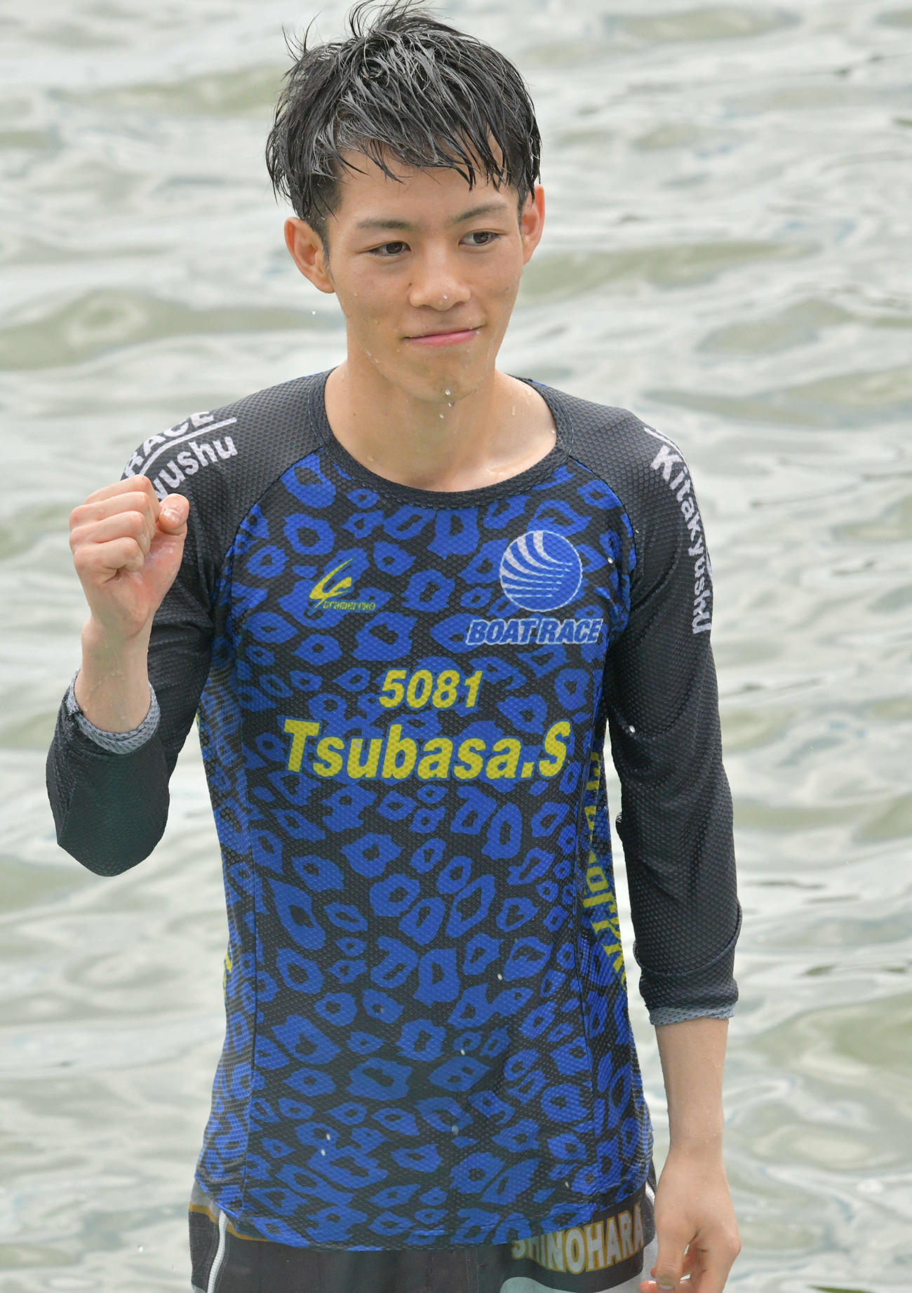 G2初勝利の水神祭を行った篠原飛翔