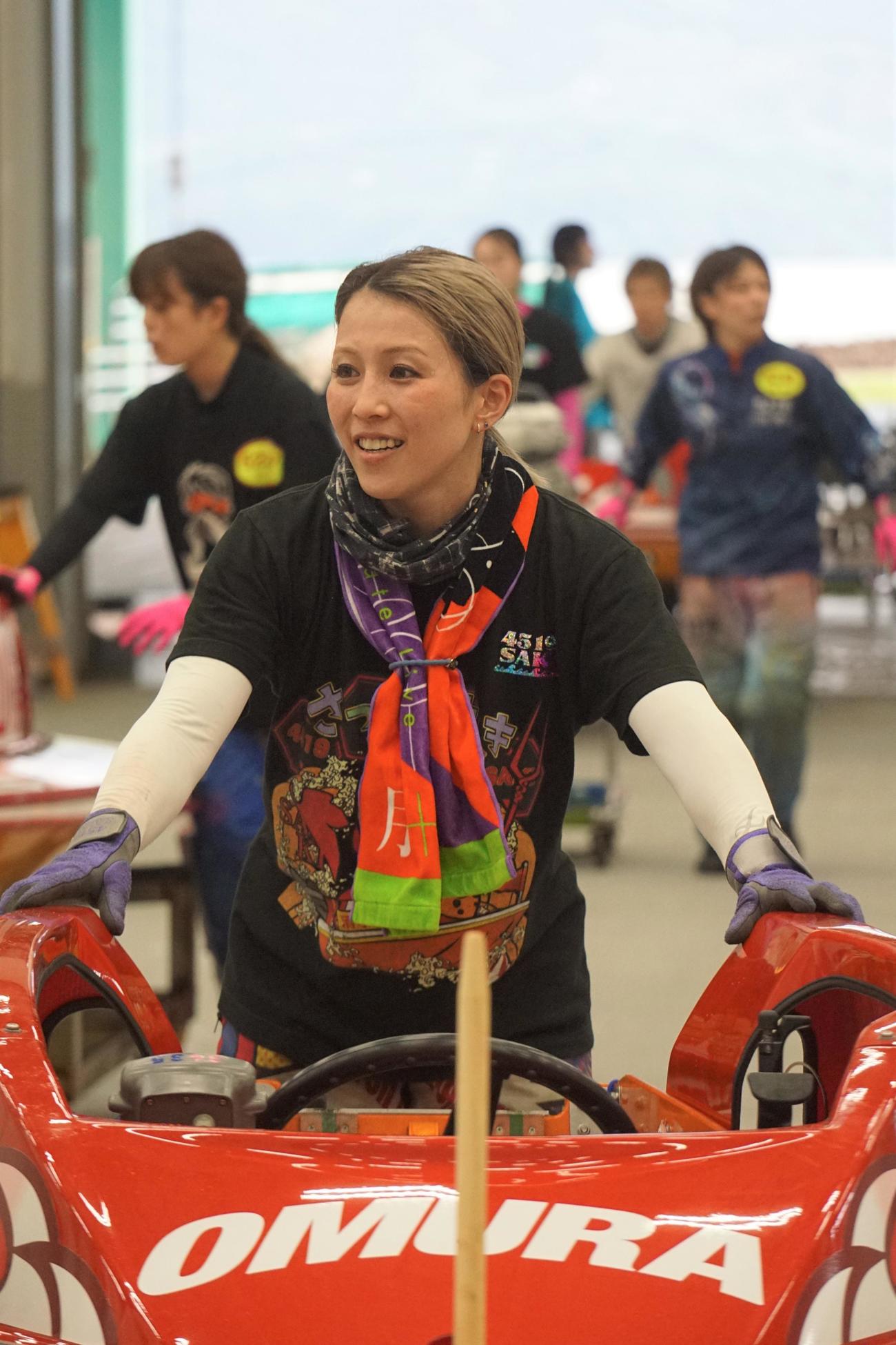 清水沙樹はきっぷのよい攻めが持ち味だ
