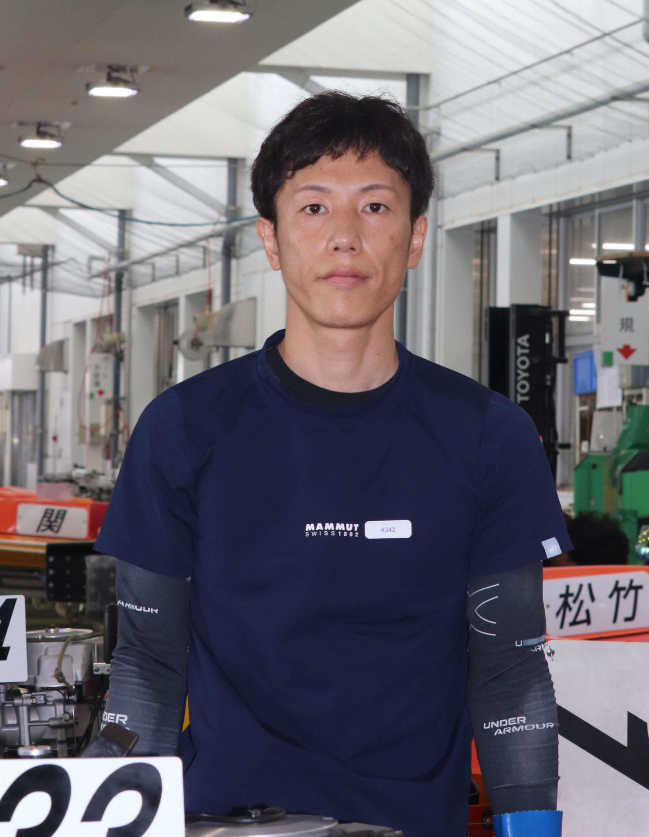 谷野錬志が好素性の33号機をゲット。連勝発進を狙う（撮影・神田成史）