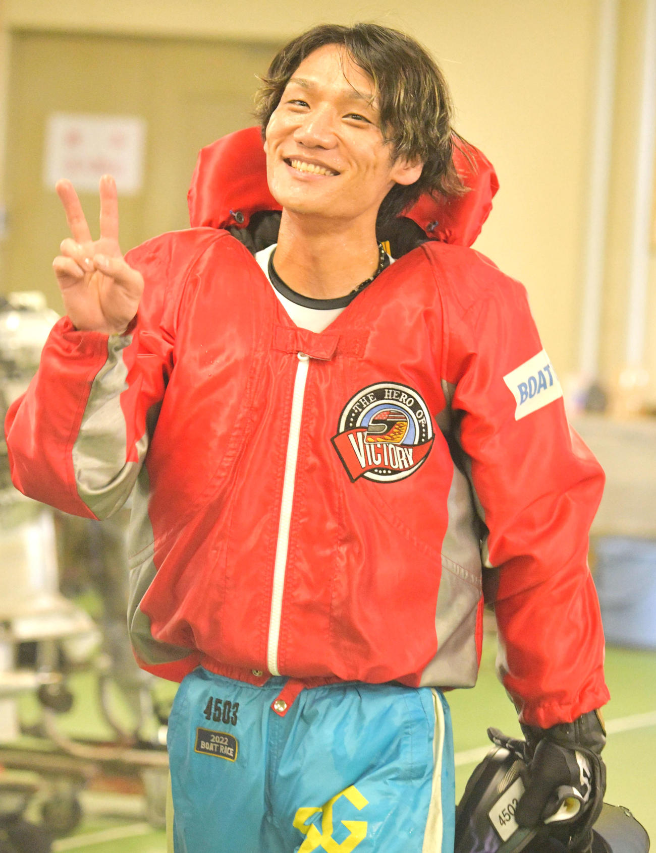 準優10R・2着で優出した上野真之介