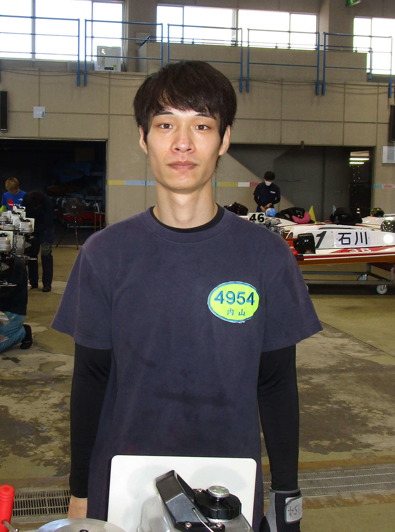 初のA2級に昇格した内山峻輔。お笑いコンビ麒麟の川島明に似ていると評判だ（撮影・安井雅彦）