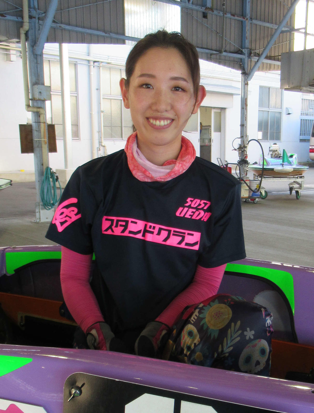得点率トップに立った地元の上田紗奈