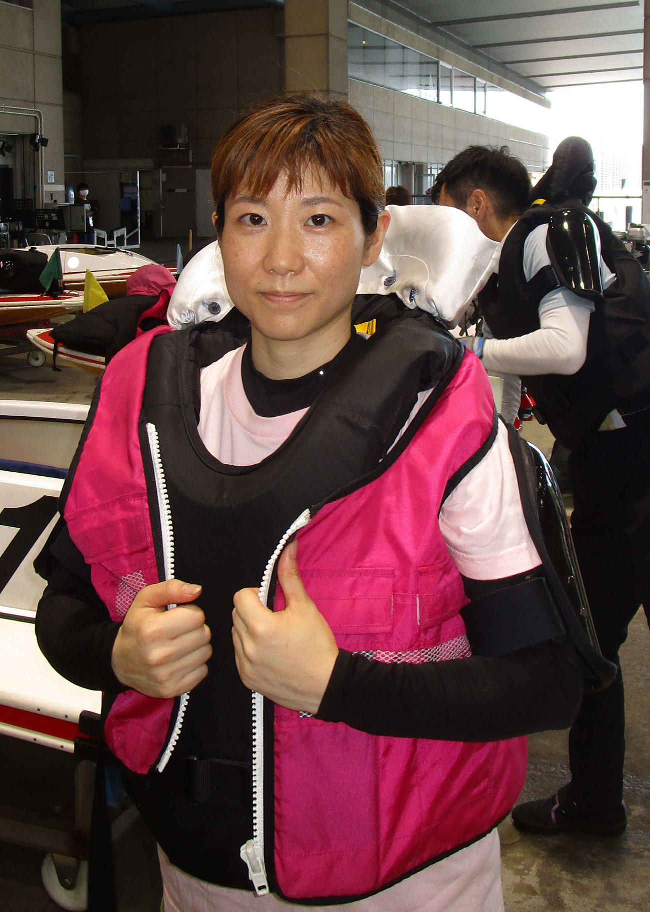 レース足が上向き、予選18位で準優進出を果たした木村紗友希（撮影・安井雅彦）