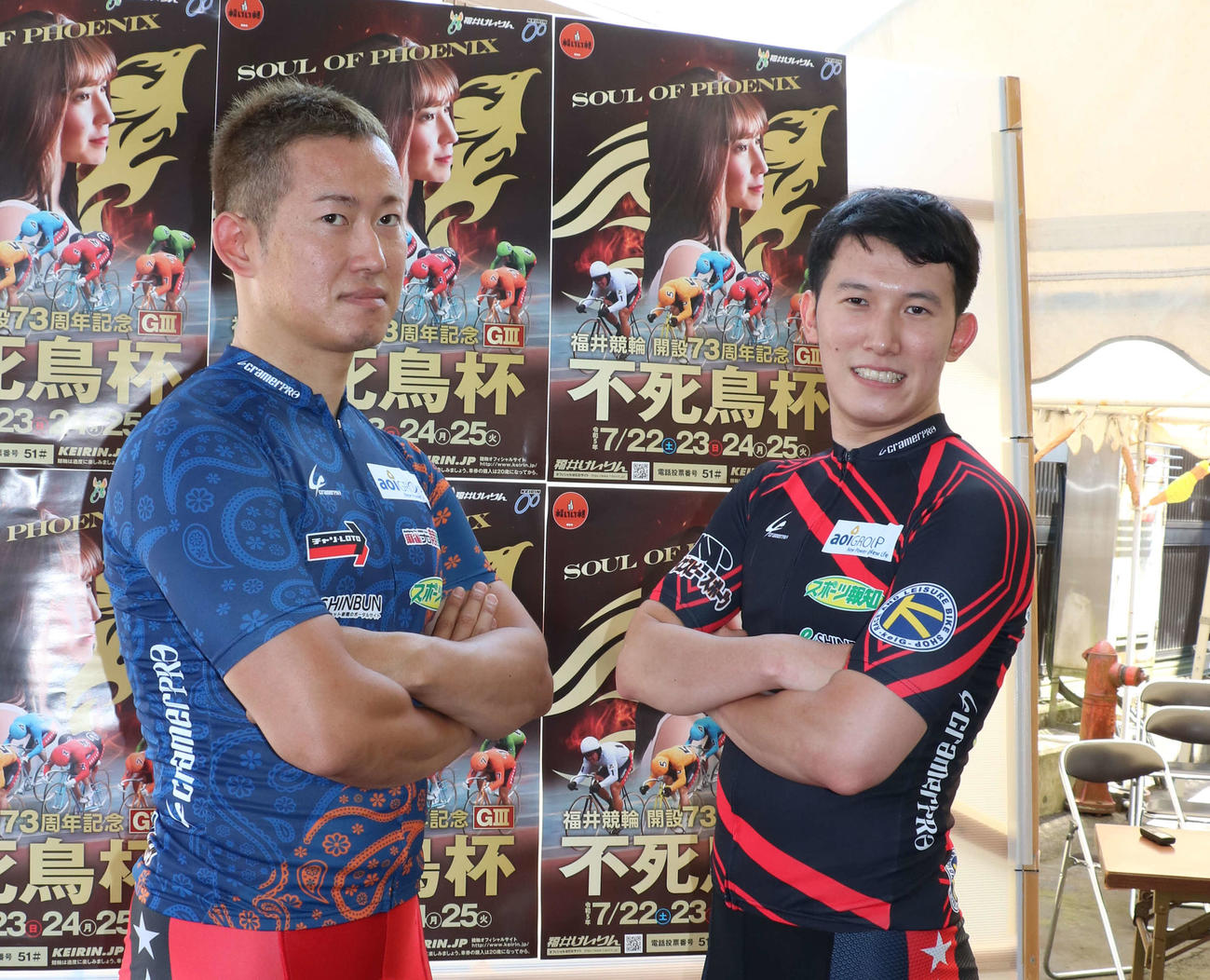 脇本雄太（左）と勇希の兄弟が地元G3に意気込む