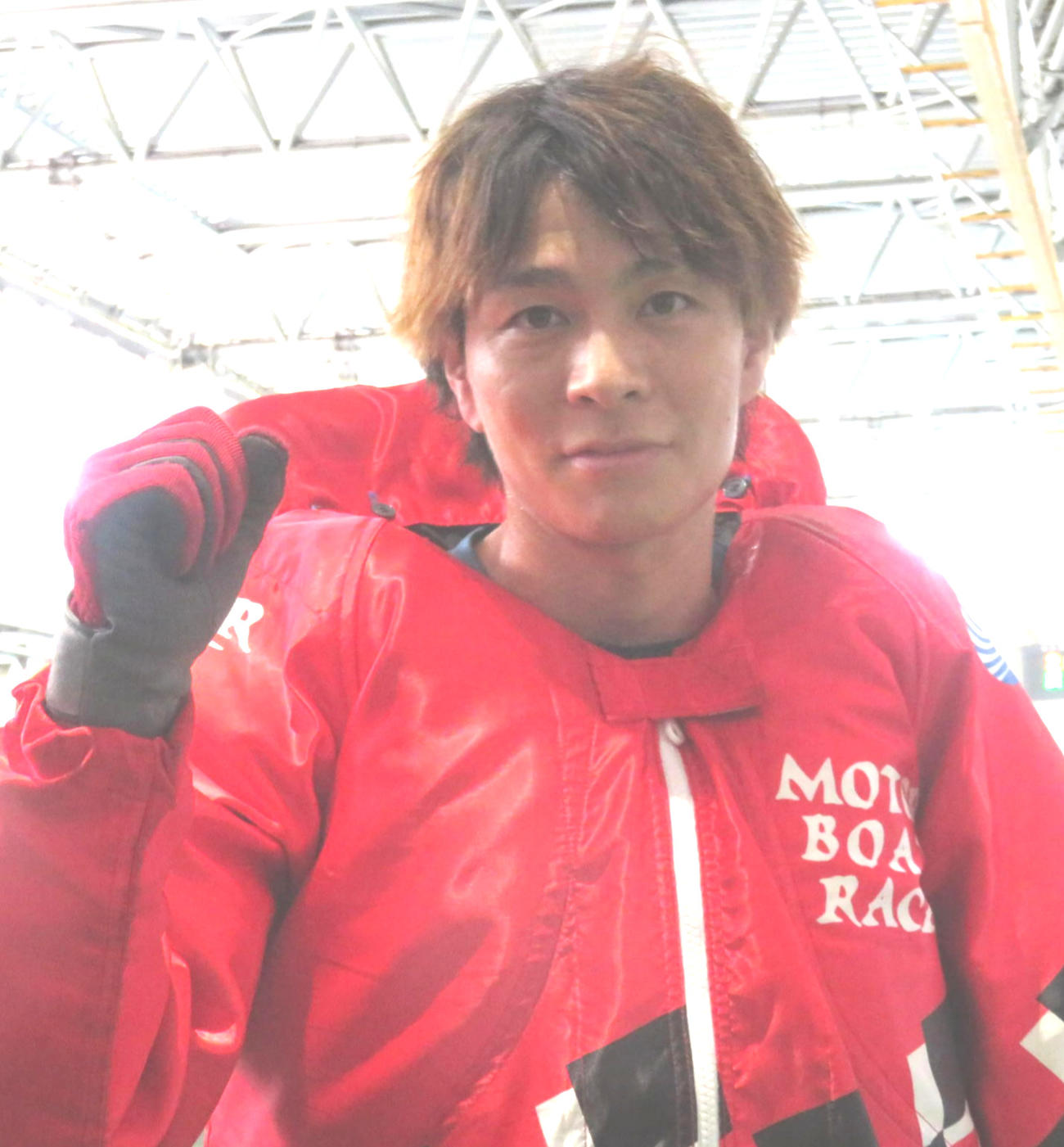 SG初勝利にガッツポーズの藤原啓史朗