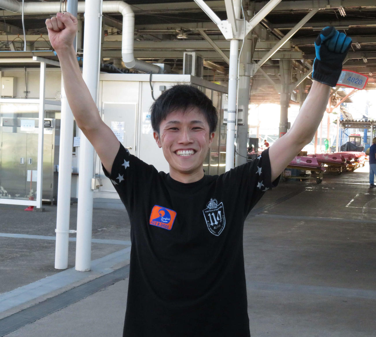 同期・羽野直也のSG初優勝を喜ぶ松山将吾
