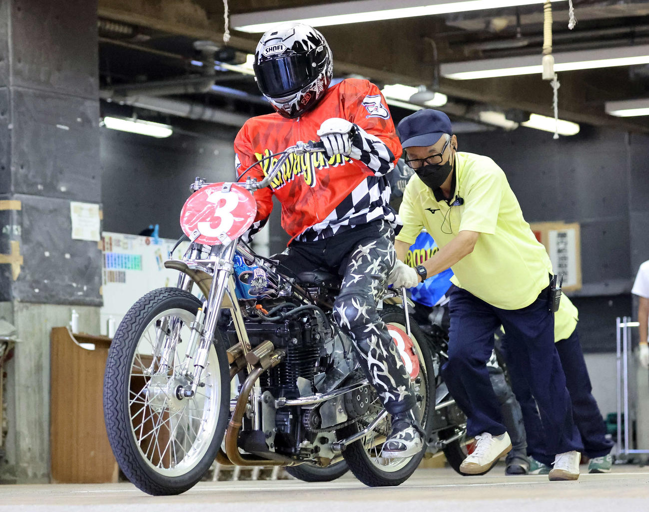 優勝戦に臨む森且行（撮影・鈴木正人）