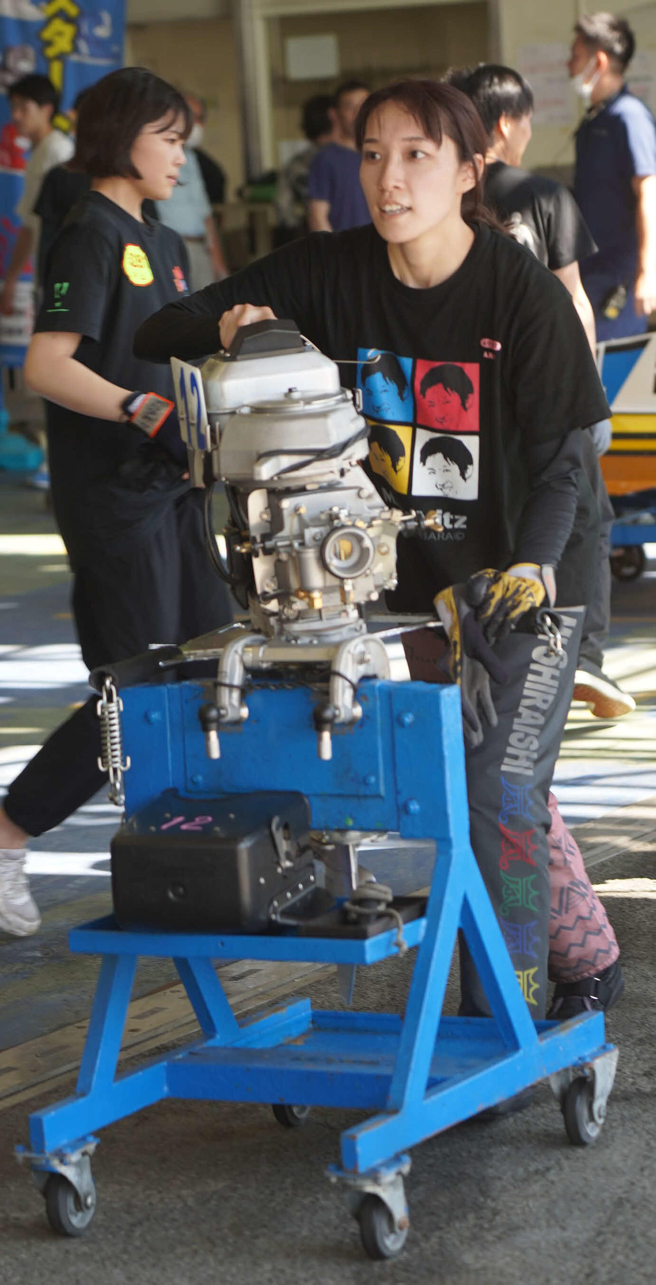 白石有美が2日目9R、ツケマイ連発で2着を確保