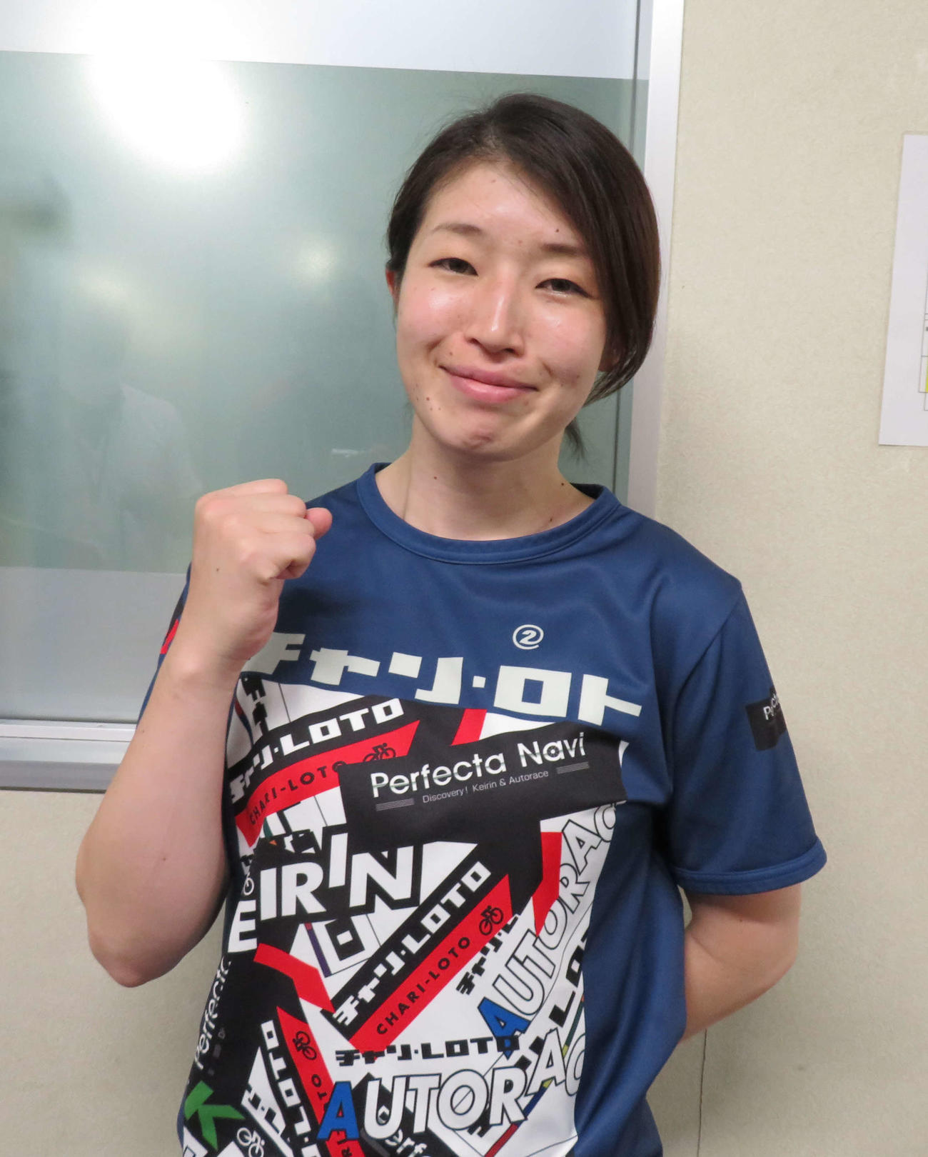 復帰戦で見事勝利した石井貴子（撮影・栗田文人）