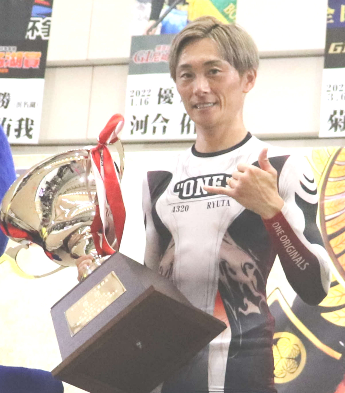 2コース差しを決めて優勝した峰竜太