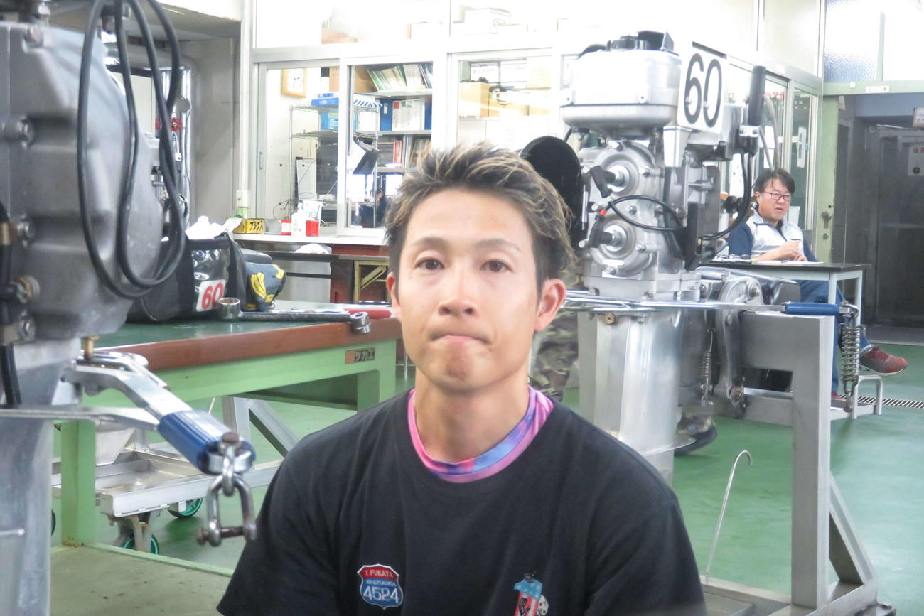 深谷知博が前検1番時計をマークした