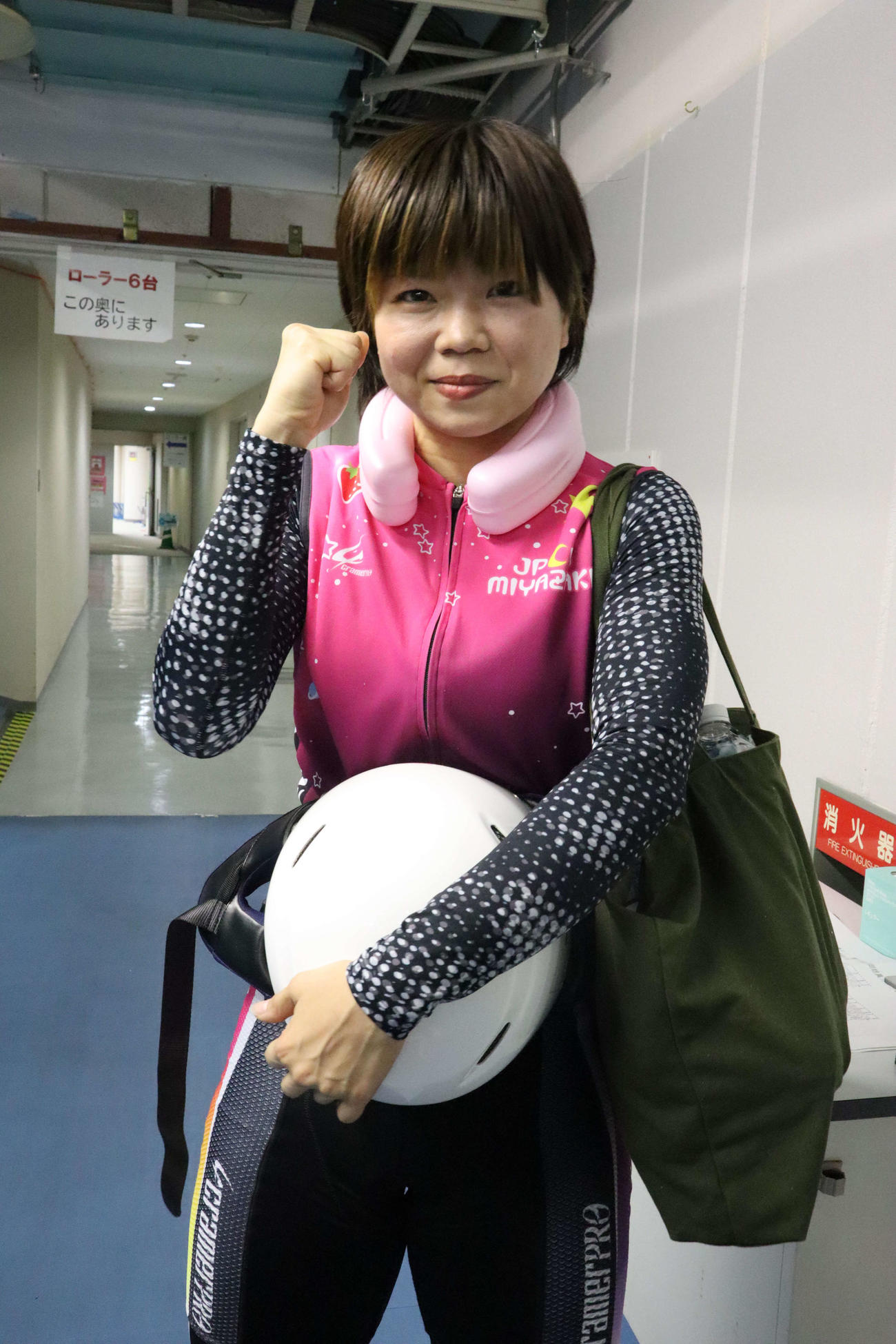 那須萌美は練習の成果が差し足に出ている（撮影・音無剛）2023年8月6日