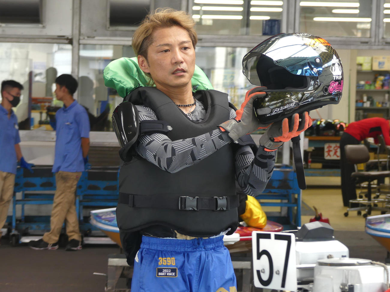 優勝戦6枠に滑り込んだ浜野谷憲吾