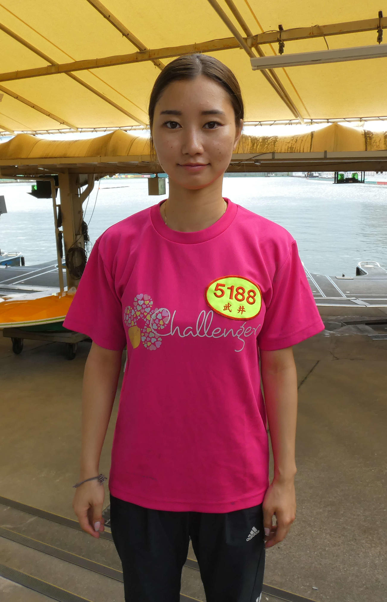 武井莉里佳は2日目1R2枠にスタンバイ（撮影・前原一樹）