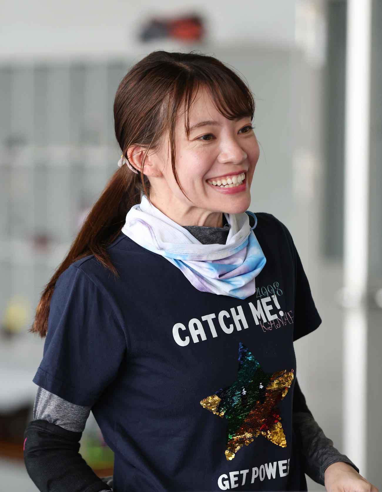中村かなえが湖面で好リズムのきっかけを作る