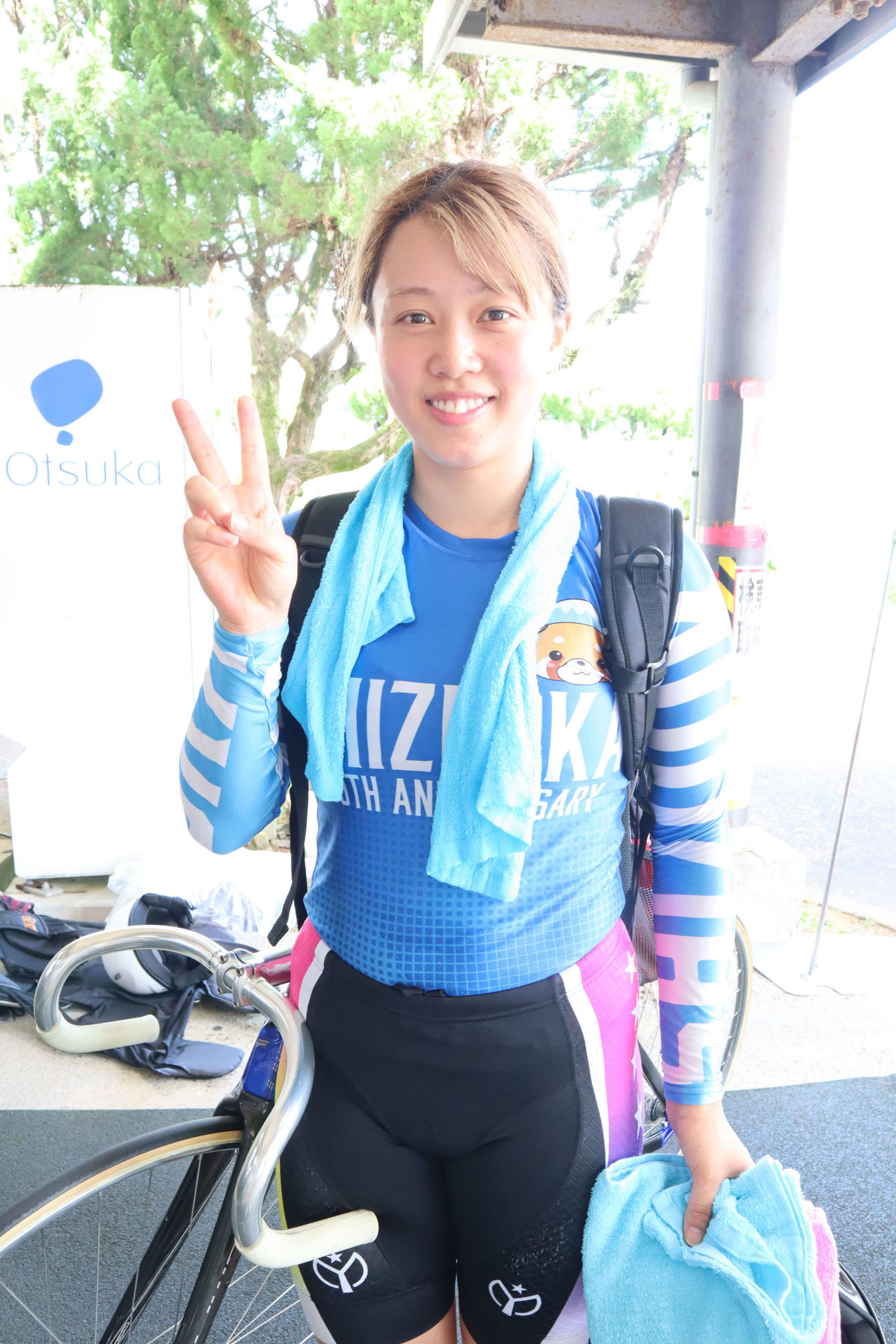 渡辺栞奈は本格デビュー後初の2着発進に笑顔（撮影・音無剛）